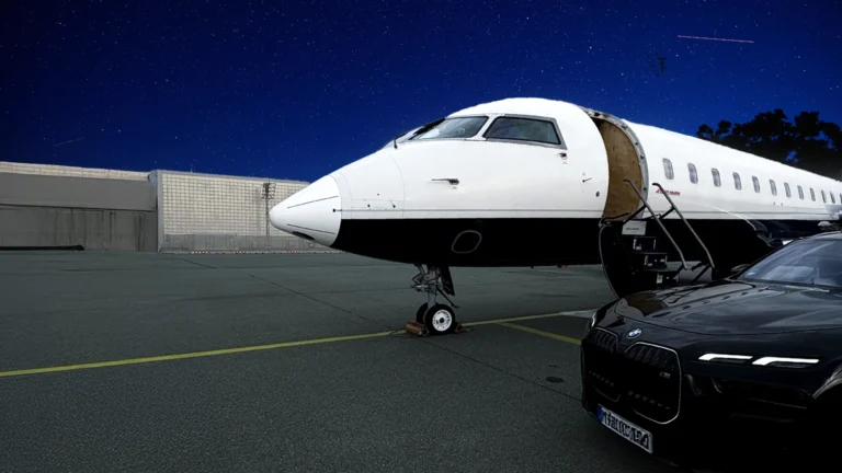 Airplane in flight over clear sky