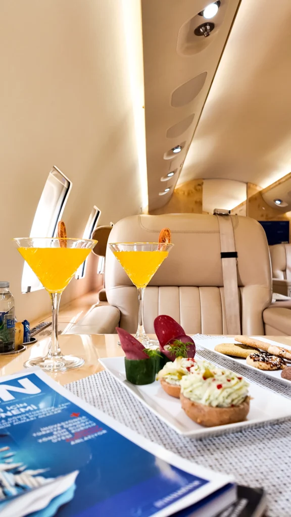 Premium hizmetlerle lüks özel jet seyahati